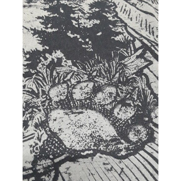 Biker Trash Colorado Graphic T shirt Black Footprints Feathers Mountain XL - Picture 7 of 12